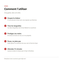 Charger l'image dans la galerie, Mode d'emploi de la couverture anti-feu en cinq étapes