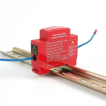 Charger l'image dans la galerie, NOOFIRE installé sur un rail DIN dans un tableau électrique
