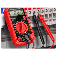 Charger l'image dans la galerie, Mesure de tension alternative sur un tableau électrique avec le SZ308 rouge
